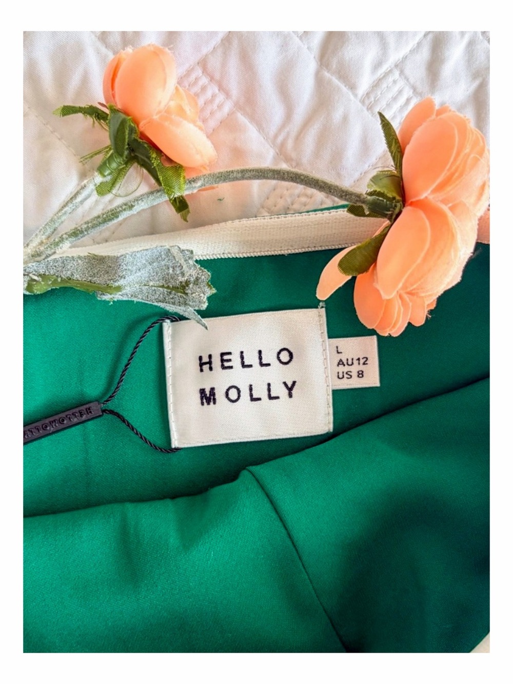 Hello Molly Finest Touch Romper Green Strapless Romper US 8 - Picture 4 of 9